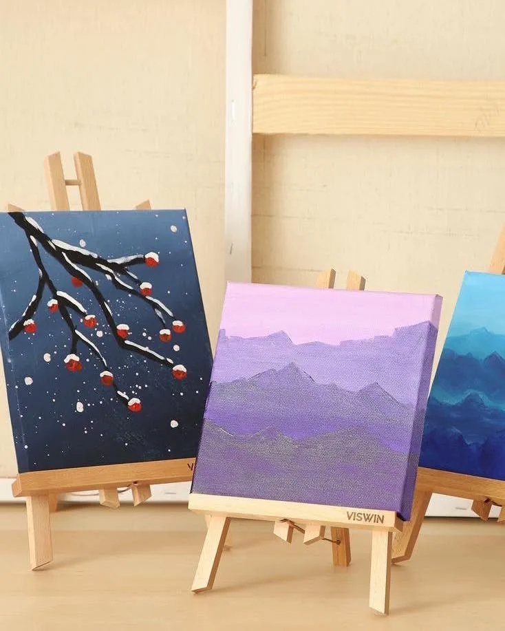 Watercolor pinecone ornament painting